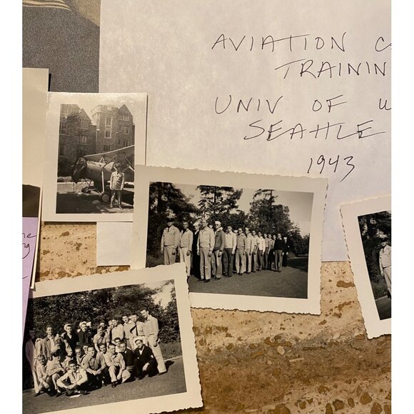 Vintage 1943 Aviation Cadet Training Seattle Photo Collection - Picture 3 of 7